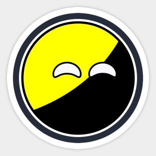 Anarchy ball Sticker